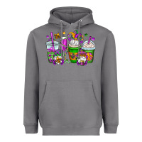 Storm mardi gras gnomes coffee cups Heavyweight Hoodie - OliviaCreatesArt