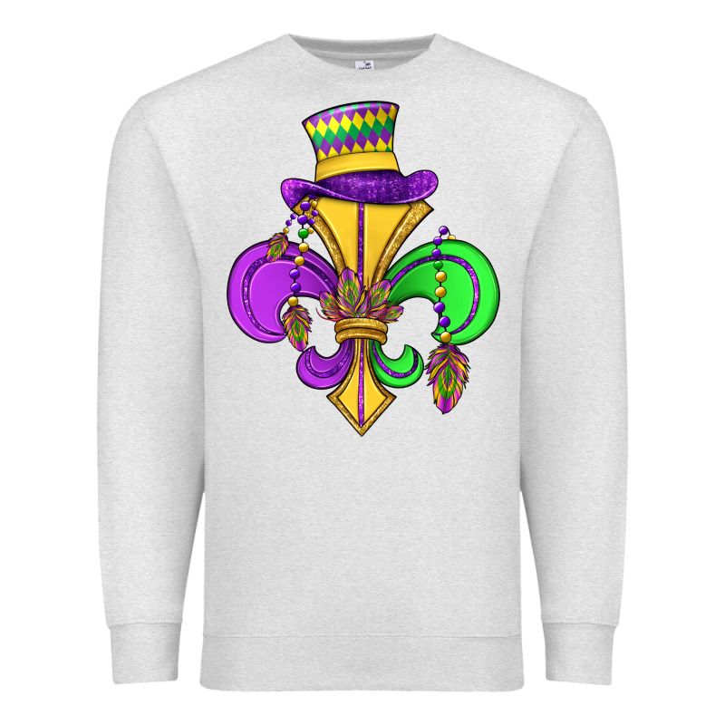 Fleur De Lis Premium Sweatshirt by OliviaCreatesArt | Teevron