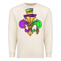 Sandshell fleur de lis Premium Sweatshirt - OliviaCreatesArt