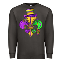 Smoke fleur de lis Premium Sweatshirt - OliviaCreatesArt