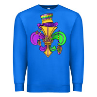 True Royal fleur de lis Premium Sweatshirt - OliviaCreatesArt