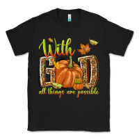 Black with god all things are possible Classic Tee - NancyCooperArtShop