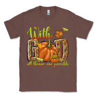 Chestnut with god all things are possible Classic Tee - NancyCooperArtShop