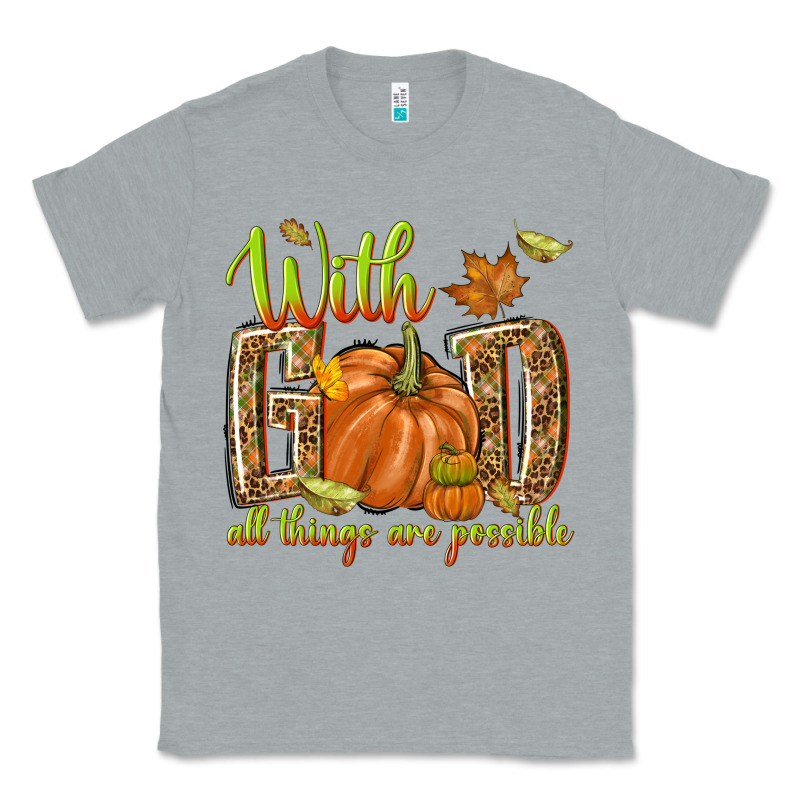 With God All Things Are Possible Classic Tee by NancyCooperArtShop | Teevron