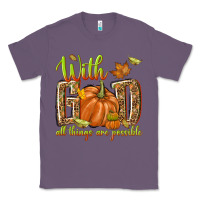 Lavender with god all things are possible Classic Tee - NancyCooperArtShop