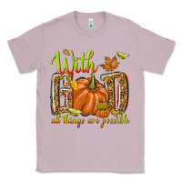 Lilac with god all things are possible Classic Tee - NancyCooperArtShop