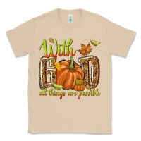 Mushroom with god all things are possible Classic Tee - NancyCooperArtShop