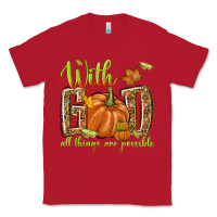 Red with god all things are possible Classic Tee - NancyCooperArtShop