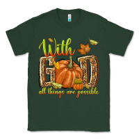 Sports Green with god all things are possible Classic Tee - NancyCooperArtShop