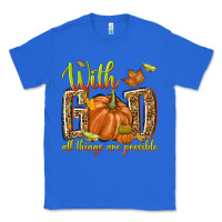 True Royal with god all things are possible Classic Tee - NancyCooperArtShop