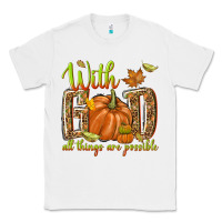 White with god all things are possible Classic Tee - NancyCooperArtShop
