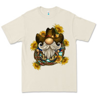 Bone cowboy gnome sunflower rope Premium Tee - BarkalooDesign