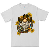 Dove Grey cowboy gnome sunflower rope Premium Tee - BarkalooDesign