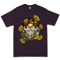 Plum cowboy gnome sunflower rope Premium Tee - BarkalooDesign