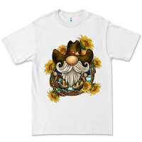 White cowboy gnome sunflower rope Premium Tee - BarkalooDesign