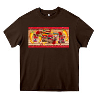 Chocolate Brown fiesta  license plate template Heavy Core Tee - Artiststas