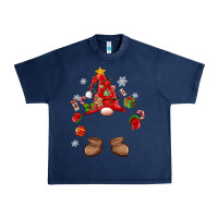 Navy custom christmas gnome Urban Heavy Tee - MaliasSmallBusiness