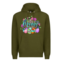 Army Green Easter Mama Happy Easter Day Premium Hoodie - CowGirlArtShop