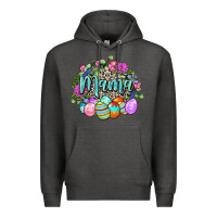 Charcoal Heather Easter Mama Happy Easter Day Premium Hoodie - CowGirlArtShop