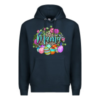 Navy Easter Mama Happy Easter Day Premium Hoodie - CowGirlArtShop