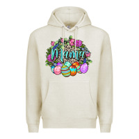 Oatmeal Heather Easter Mama Happy Easter Day Premium Hoodie - CowGirlArtShop