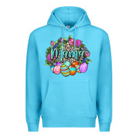 Ocean Blue Easter Mama Happy Easter Day Premium Hoodie - CowGirlArtShop