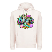 Pale Pink Easter Mama Happy Easter Day Premium Hoodie - CowGirlArtShop
