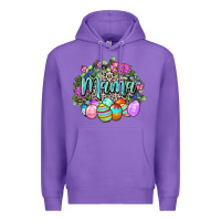 Purple Easter Mama Happy Easter Day Premium Hoodie - CowGirlArtShop