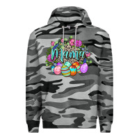 Slate Camo Easter Mama Happy Easter Day Premium Hoodie - CowGirlArtShop