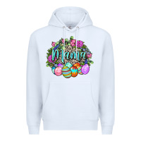 White Easter Mama Happy Easter Day Premium Hoodie - CowGirlArtShop
