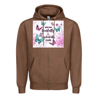 Chestnut you are fearfully and wonderfully made Zipper Hoodie - TumblerDesignByShophia