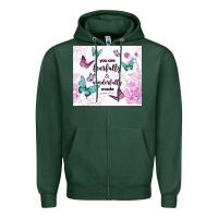 Sports Green you are fearfully and wonderfully made Zipper Hoodie - TumblerDesignByShophia