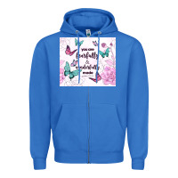 True Royal you are fearfully and wonderfully made Zipper Hoodie - TumblerDesignByShophia