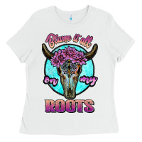 White blame it all on my roots white Ladies Tee - JahusDesignShop