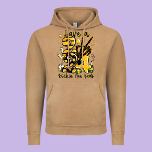 Have Rockin' New Year 2024 Vintage Hoodie Designed By Maliassmallbusiness