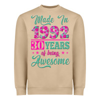 Mushroom made in 1992, 30 years of being awesome Heavyweight Sweatshirt - Jasminsmagicworld