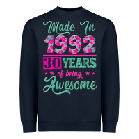 Navy made in 1992, 30 years of being awesome Heavyweight Sweatshirt - Jasminsmagicworld