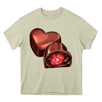 Mossy heart chocolate Heavy Core Tee - AdoDesignShop