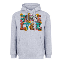Heather Grey nurse life Heavyweight Hoodie - OliviaCreatesArt