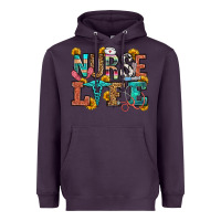 Plum nurse life Heavyweight Hoodie - OliviaCreatesArt