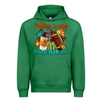 Emerald Falling Leaves Football Please Urban Hoodie - LillyAllenDesigns