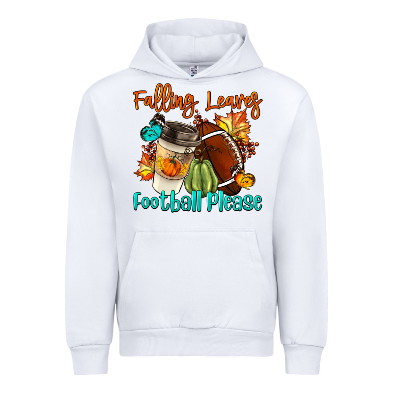 Falling Leaves Football Please Urban Hoodie by LillyAllenDesigns | Teevron