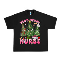 Black very merry nurse Urban Heavy Tee - MaliasSmallBusiness