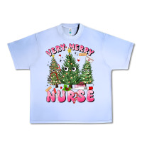 Grape Ice very merry nurse Urban Heavy Tee - MaliasSmallBusiness