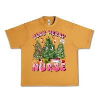Peanut Butter very merry nurse Urban Heavy Tee - MaliasSmallBusiness