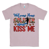 Lilac welcome home soldier now kiss me Classic Tee - JahusDesignShop