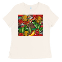 Bone mexican cacti Ladies Tee - Artiststas