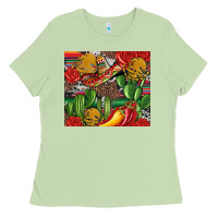 Matcha mexican cacti Ladies Tee - Artiststas