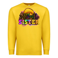 Lemon softball sister Premium Sweatshirt - OliviaCreatesArt