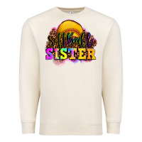 Sandshell softball sister Premium Sweatshirt - OliviaCreatesArt